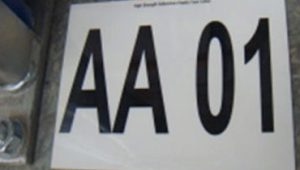 Plastic Floor Labels